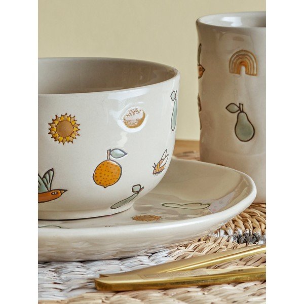 Otroški set posode 3 ks iz kamenine Agnes – Bloomingville Mini-image-2