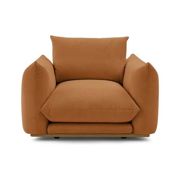 Oranžen fotelj Ernest – Bobochic Paris-image-3