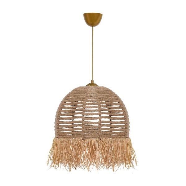 Svetlo rjava viseča svetilka ø 30 cm – Opviq lights