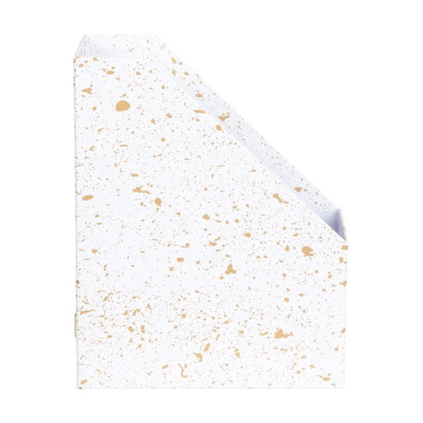 Organizator za dokumente v zlati in beli barvi Bigso Box of Sweden Estelle-image-3