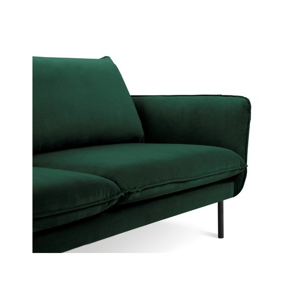 Zelen žameten kavč Cosmopolitan Design Vienna, 230 cm-image-3