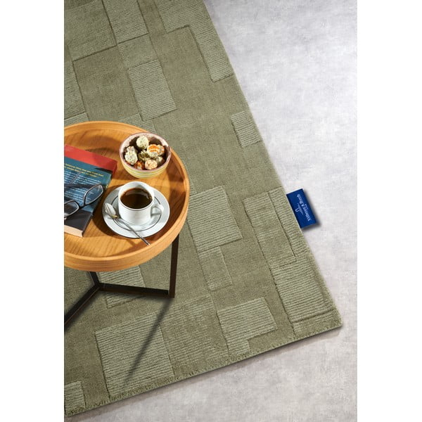 Zelena ročno tkana volnena preproga 80x150 cm Wilhelmine – Villeroy&Boch-image-2