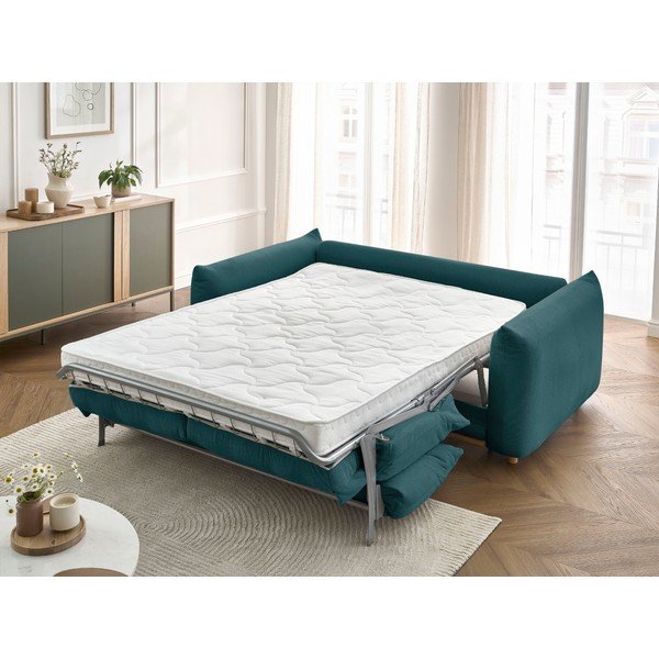 Modra raztegljiva sedežna garnitura 214 cm Ernest – Bobochic Paris-image-1