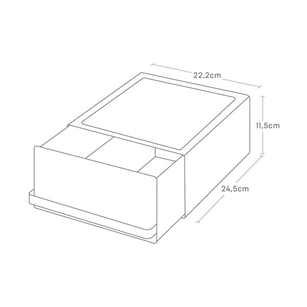 Črna škatla za čaj Tower – YAMAZAKI-image-3