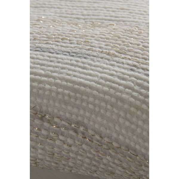 Kremasto bela kopalniška preproga 90x90 cm - Foutastic-image-3