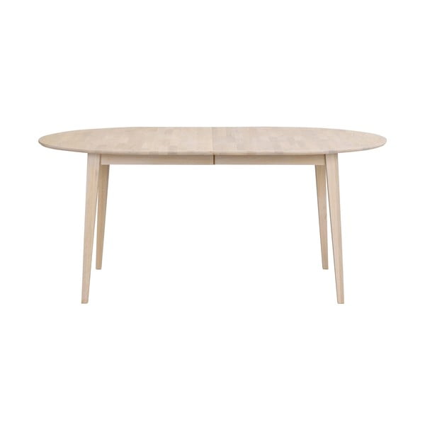 Svetla ovalna hrastova raztegljiva jedilna miza Rowico Filippa, 170 x 105 cm-image-4