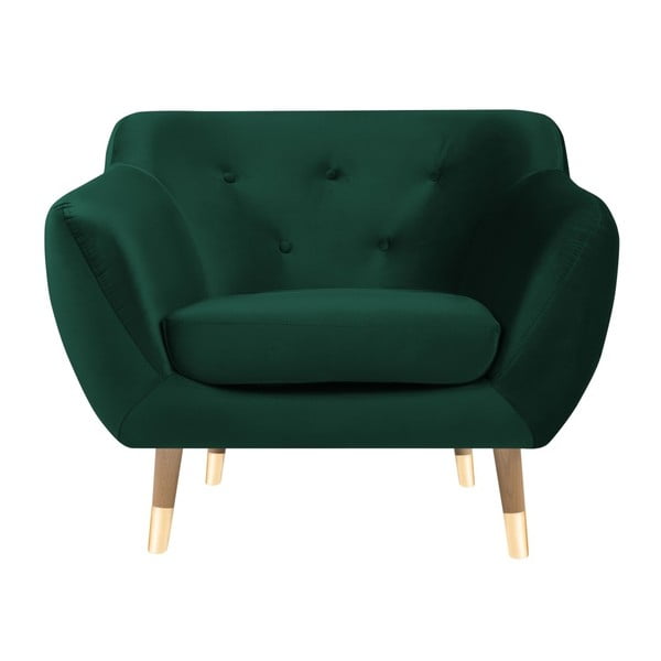 Mazzini Sofas Amelie temno zelen fotelj