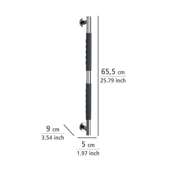 Stenski varnostni ročaj iz nerjavečega jekla Secura – Wenko-image-2
