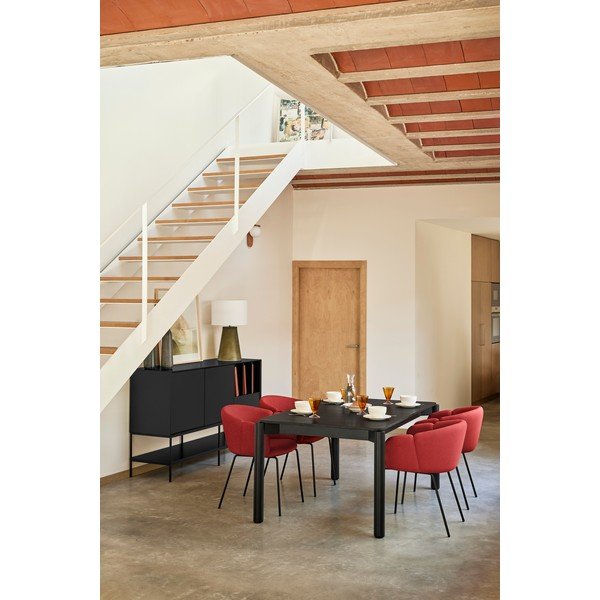 Črna komoda 166x98x45 cm Platt – Teulat-image-2