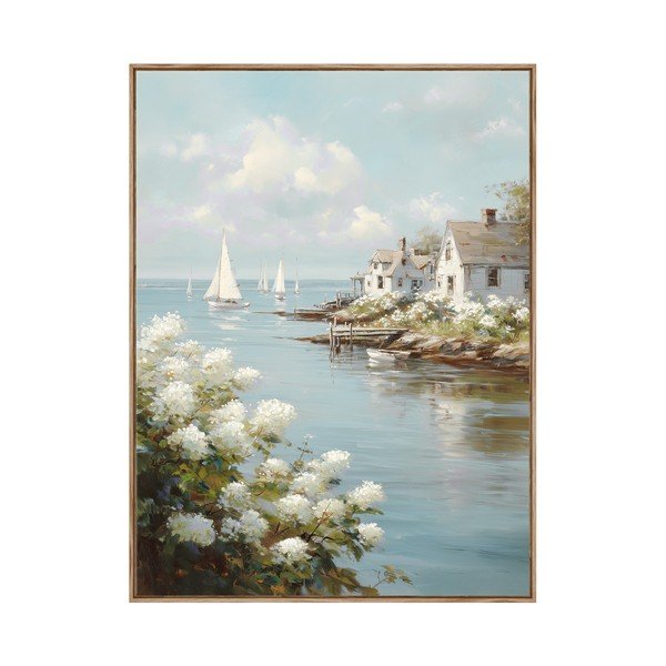 Tiskana slika z okvirjem 60x80 cm Quiet Bay – Styler