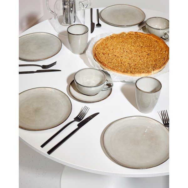 Zelen desertni krožnik iz kamenine ø 21 cm Artisan – Salt&Pepper-image-1