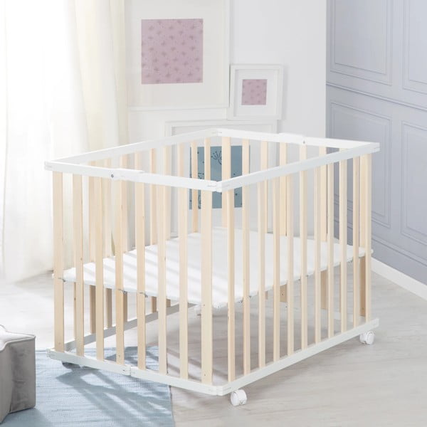 Stajica v beli in naravni barvi 100x75 cm – Roba-image-4