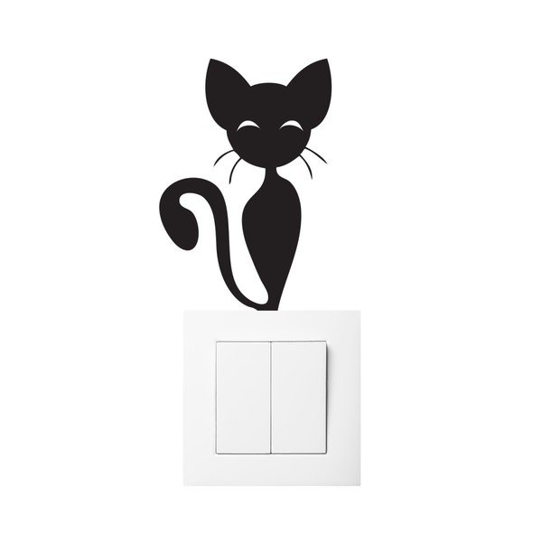 Ambiance Interrupteur Chat Sticker-image-2