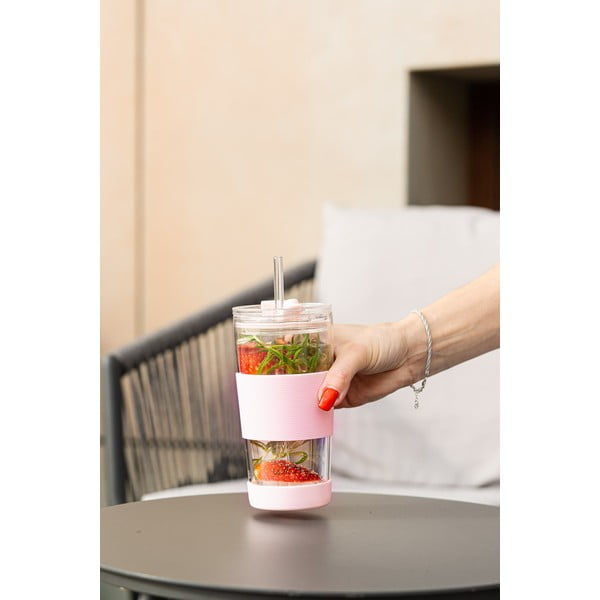 Rožnat termo lonček 600 ml Fuori – Vialli Design-image-3