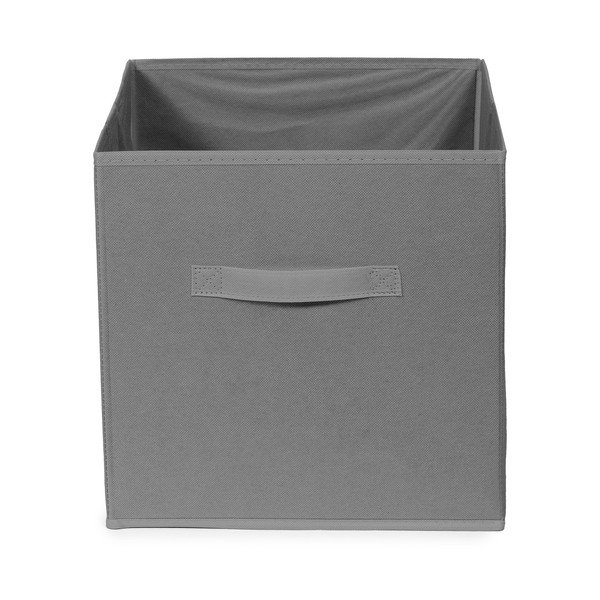 Temno siva plastična škatla za shranjevanje 31x31x31 cm – Compactor
