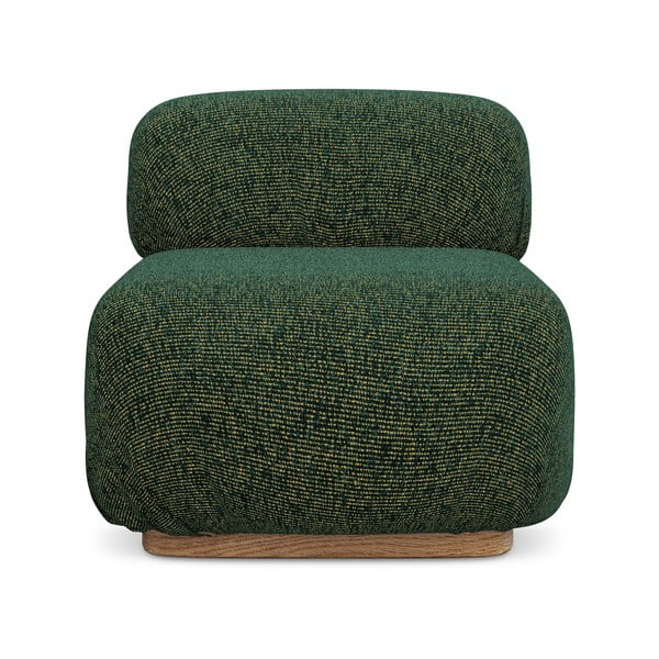 Temno zelen modul za sedežno garnituro Ailani – Makamii