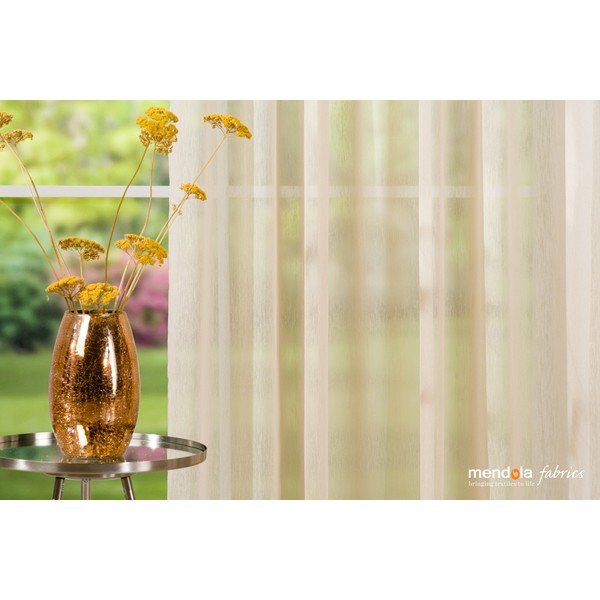 Prosojna zavesa v zlati barvi 140x260 cm Lava – Mendola Fabrics-image-4