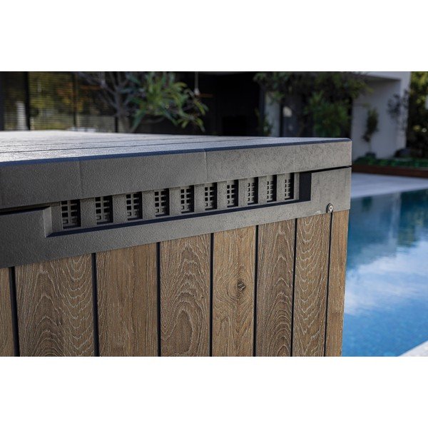 Temno rjava plastična vrtna škatla za shranjevanje Deco – Keter-image-4