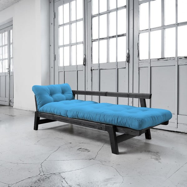 Kavč postelja Karup Step Black/Horizon Blue