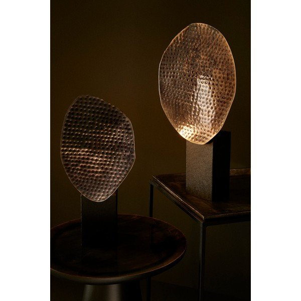 Antracitno siva kovinska namizna svetilka s kovinskim senčilom (višina 57 cm) Neev – Bizzotto-image-2