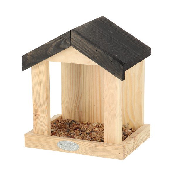 Lesena krmilnica za ptice Esschert Design Shelter