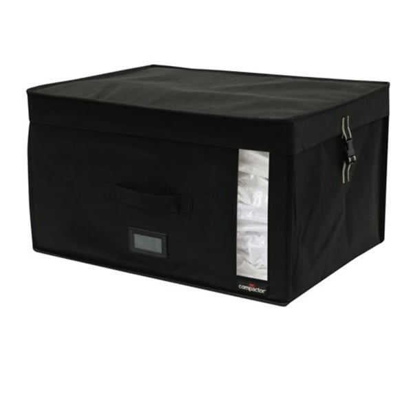 Črna škatla za shranjevanje z vakuumsko vrečo Compactor Infinity, prostornina 150 l