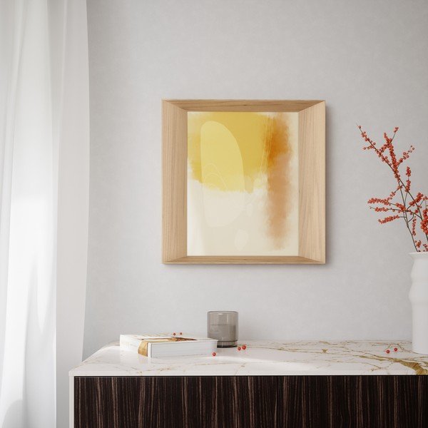 Lesen stenski okvir v naravni barvi 50x50 cm Lookout – Umbra-image-1