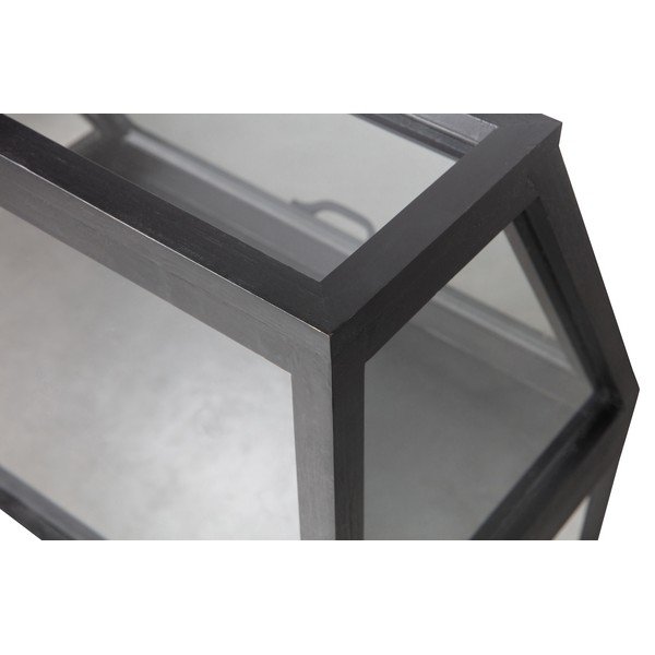 Črna vitrina 65x109 cm Dido – WOOOD-image-1