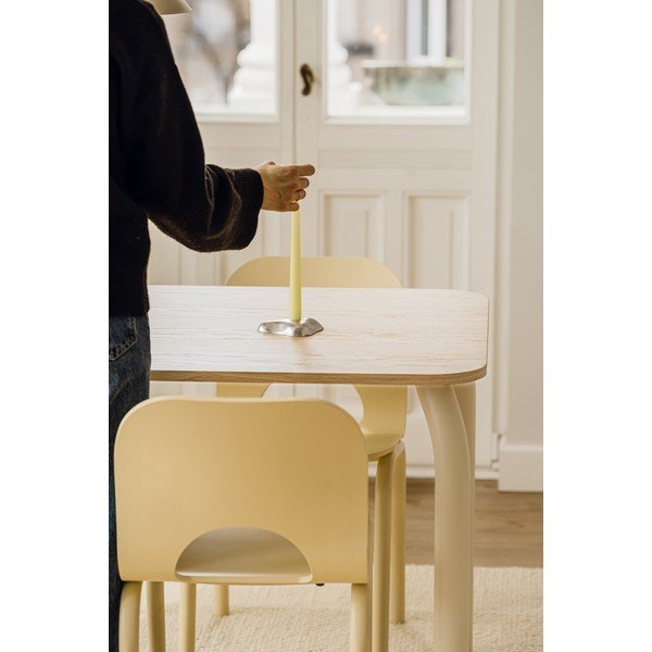 Jedilna miza z mizno ploščo v hrastovem dekorju 80x140 cm Meko – noo.ma-image-4