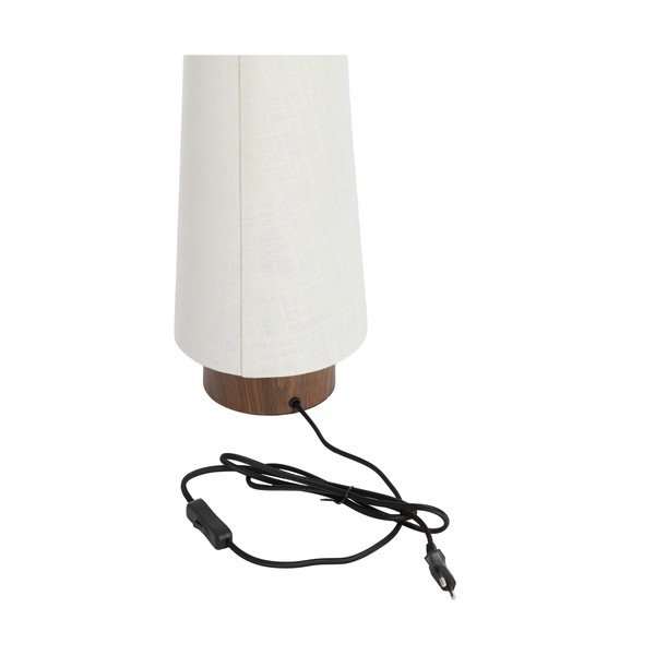 Kremno bela kovinska namizna svetilka s tekstilnim senčilom (višina 42 cm) Howie – Light & Living-image-4