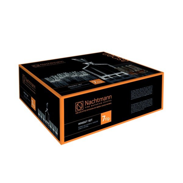 Komplet vrča in 6 kozarcev za viski iz kristalnega stekla Nachtmann Aspen Whisky Set-image-4