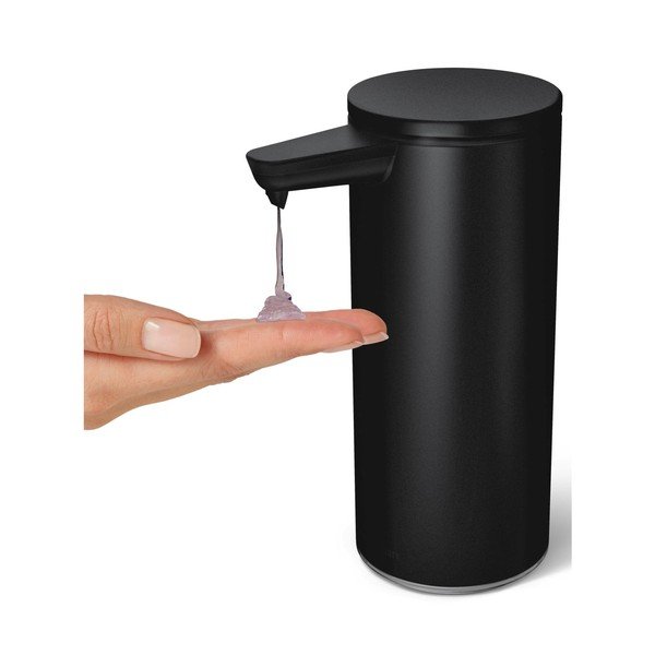 Mat črn jeklen avtomatski dozirnik za milo 266 ml – simplehuman-image-4