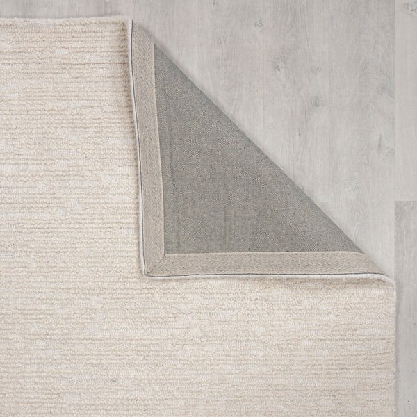 Slonokoščena ročno tkana volnena preproga 160x230 cm Harris Boucle – Flair Rugs-image-3