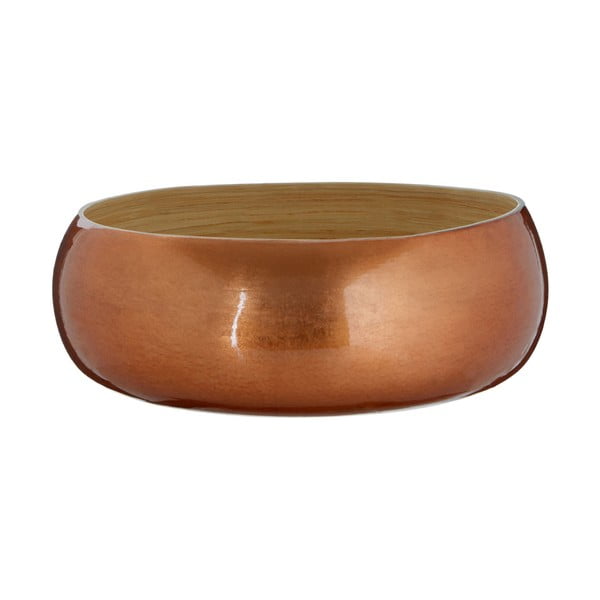 Skleda iz bambusa v rožnato zlati barvi Premier Housewares, ⌀ 25 cm