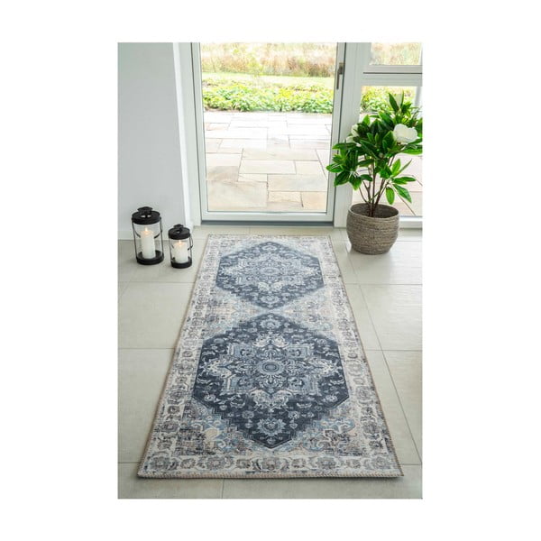 Modri tekač 200x80 cm Havana - House Nordic-image-3