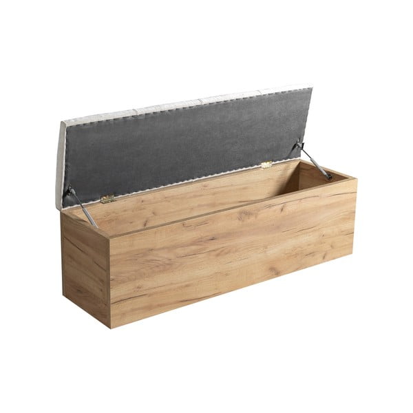 Klop v svetlo sivi in naravni barvi Kumo – Bobochic Paris-image-2