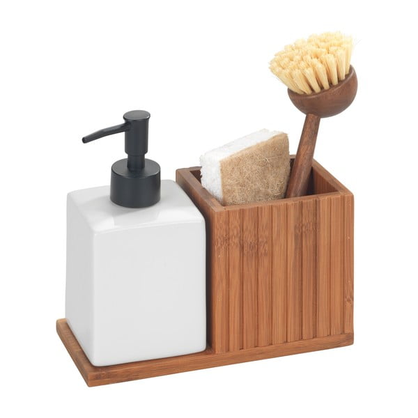 Držalo za detergent iz bambusa v naravni barvi Mera – Wenko-image-4