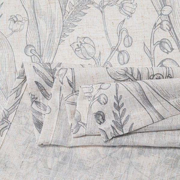 Svetlo siva zavesa 135x250 cm Selvetia – Restilo-image-3