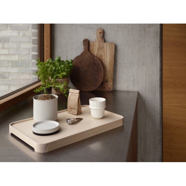 Kremno bela porcelanasta skodelica 320 ml Eau – Zone-image-1