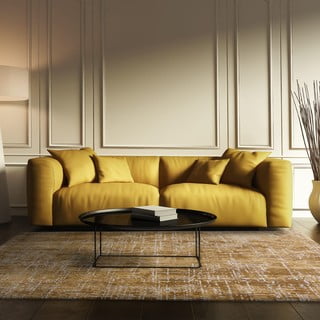 Gorčično rumena preproga 240x340 cm Kuza – Asiatic Carpets
