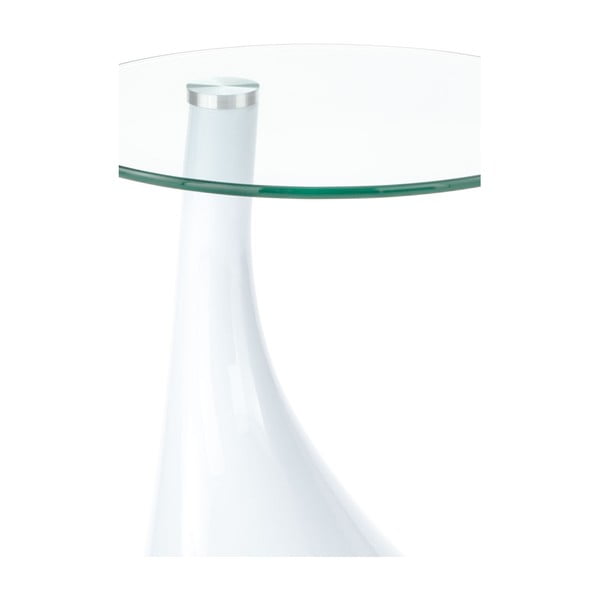 Okrogla mizica s steklenim vrhom ø 45 cm Pop - Tomasucci-image-1