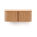 Stenska omarica za pod umivalnik v jesenovem dekorju v naravni barvi 90x35 cm Salaya – Kave Home