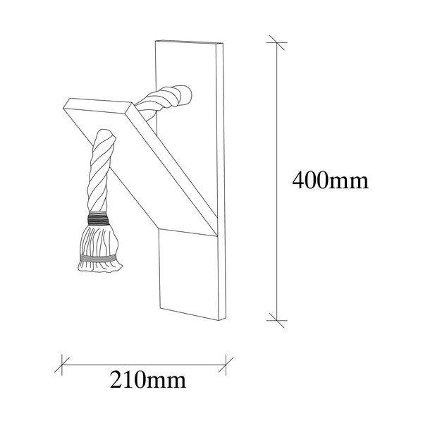Stenska svetilka v naravni barvi Erebos – Opviq lights-image-4