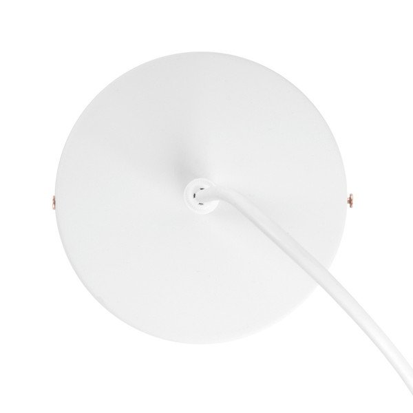 Bela viseča svetilka z detajli v bakreni barvi Leitmotiv Mingle, ⌀ 26,5 cm-image-2