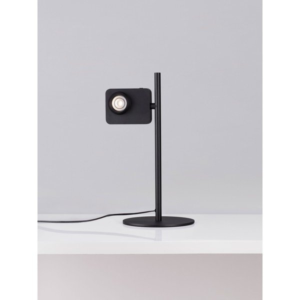 Črna aluminijasta LED namizna svetilka z upogljivo konstrukcijo/zatemnitvena (višina 46 cm) Kedros – Nova Luce-image-4