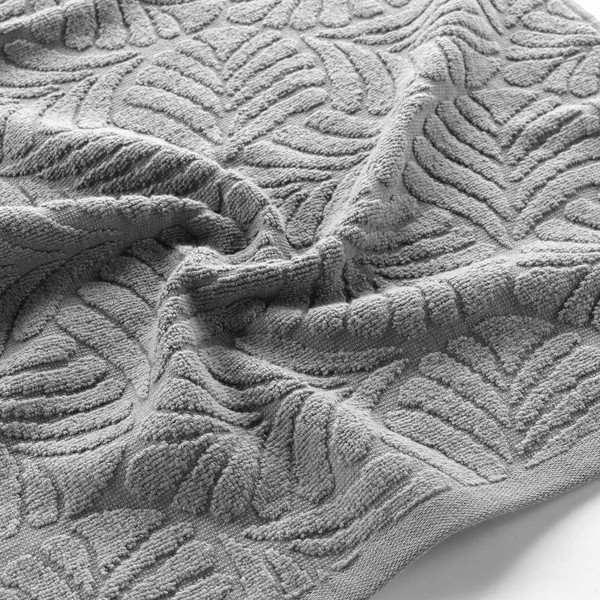 Siva bombažna brisača iz frotirja 70x130 cm Madeira – douceur d'intérieur-image-2