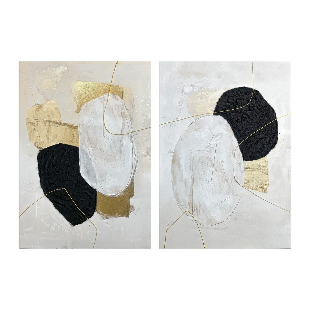 Slike z elementi ročne poslikave v kompletu 2 ks 50x70 cm Crystal