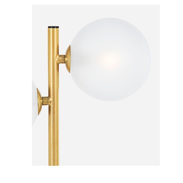 Jeklena namizna svetilka v zlati barvi s steklenim senčilom (višina 54 cm) Balls – Bizzotto-image-3