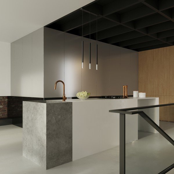 Kovinska viseča svetilka v črni in srebrni barvi Asarot – Sollux-image-3