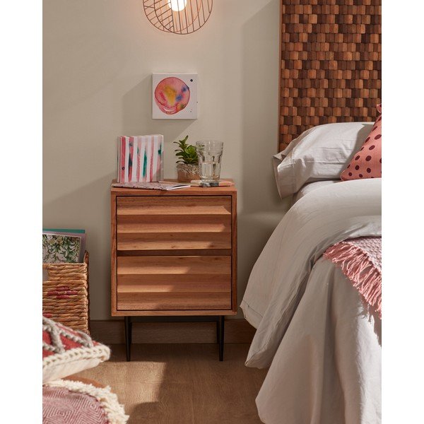 Rjava košara Kave Home Wooland, 35 x 32 cm-image-3